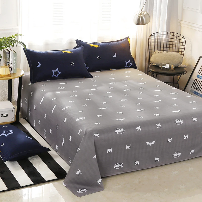4pcs/set Moon Star Bat printing High Quality Bedding Set Bed Linings Duvet Cover Sheet Pillowcases Set49 | Дом и сад