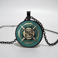 fable necklace fables pendant glass dome pendant necklace men and women necklace convex pendant necklace