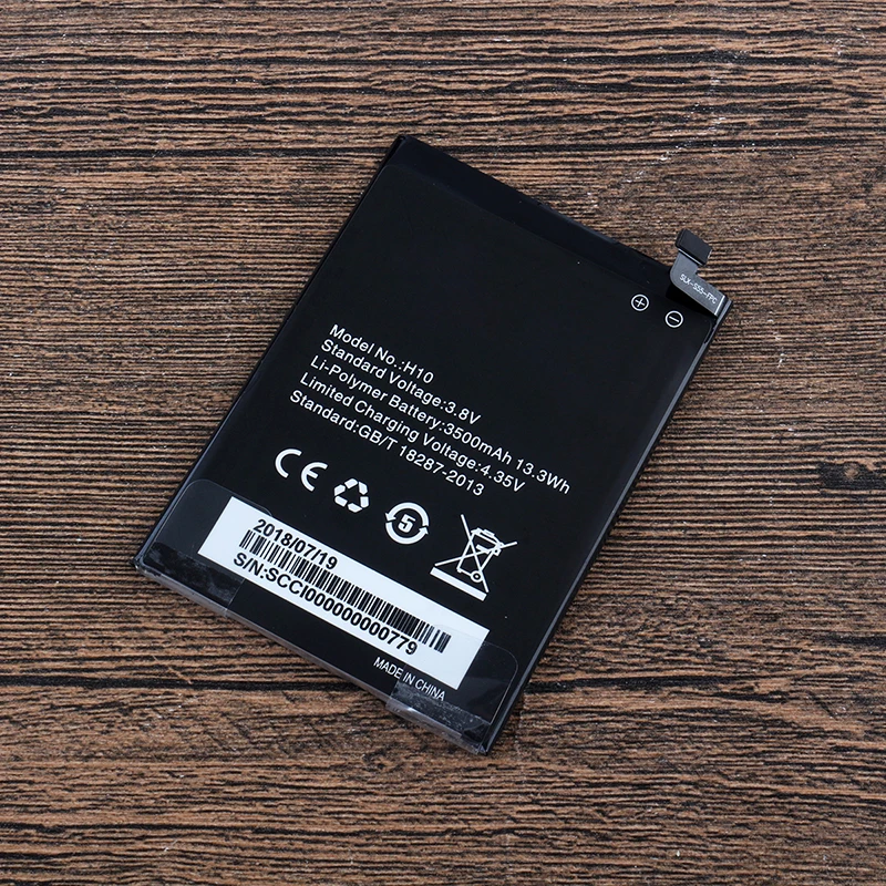 Ocolor для батареи HOMTOM H10 3500 mAh Запасной высокомощный аккумулятор с инструментами