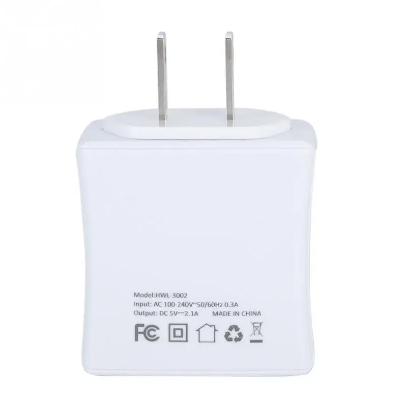 Универсальный DC 5 V 3.1A белый умный двойной USB порт зарядное устройство 100 240 США