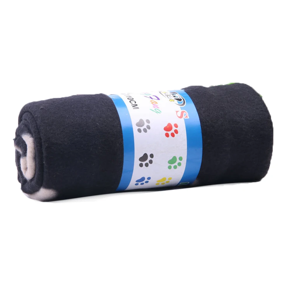 For Cat Rabbits Footprint Bed Carrier Cushion Warm Soft Pet Dog Winter Plush Sleep Mat Blanket Couch Pad | Дом и сад