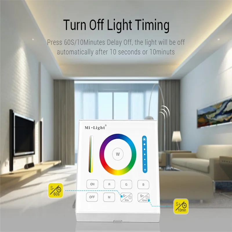 CLAITE 6dBm B0 смарт-панель диммер контроллер работает с RGB CCT RGBW светодиодные полосы