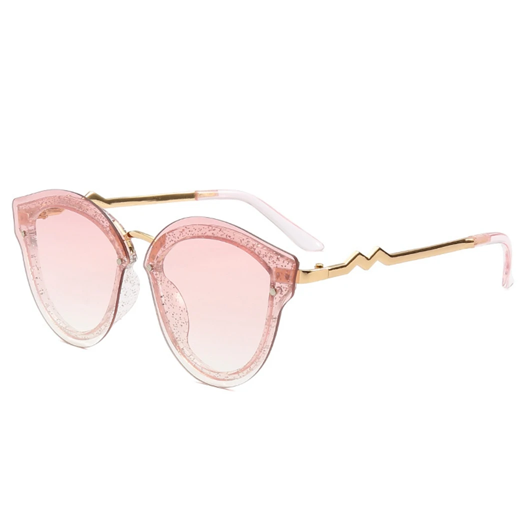 Fashion Glitter Cat Eye Sunglasses UV400 Cateye Women Vintage Gradient Shade Glasses Female Luxury Eyewear Oculos | Аксессуары для