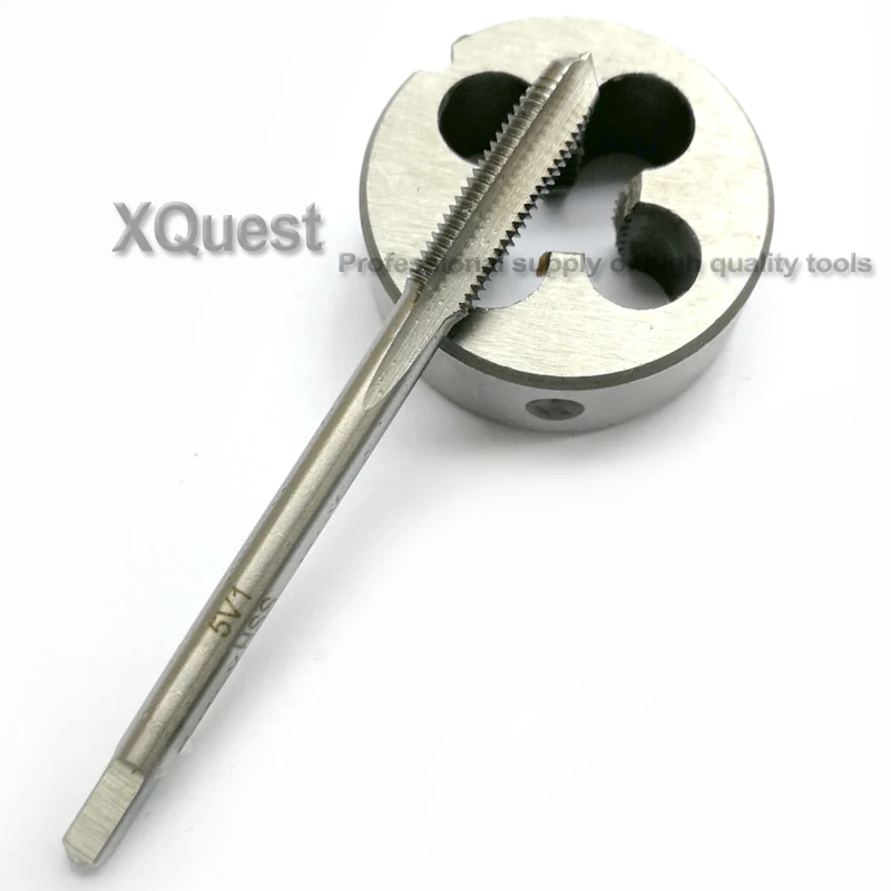 1 Set Schrader Tyre Valve Thread Tap and Die Set with 5V1, 6V1, 8V1