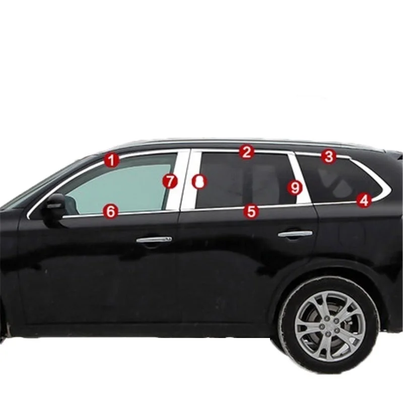 DEL # Авто Оконный Кондиционер наружный Dashing украшение аксессуар для автомобиля