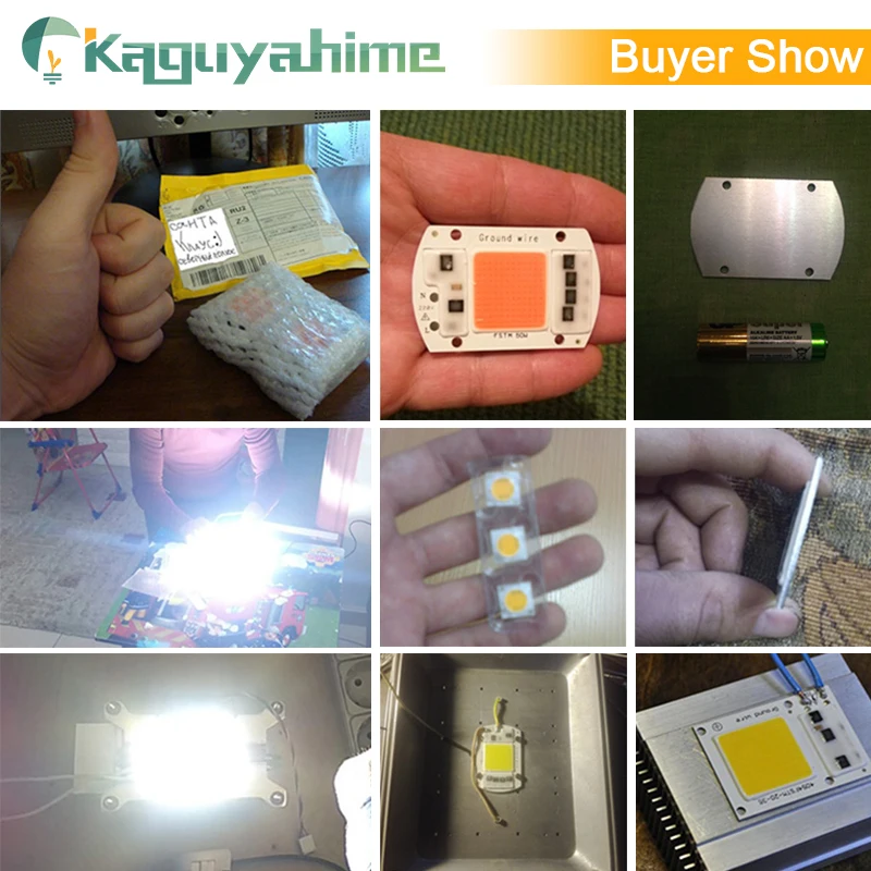 Kaguyahime AC 220 В интегрированный COB светодиодный чип лампы 50 Вт 30 Вт 20 Вт 10 Вт 5 Вт смарт IC драйвер для DIY прожектор проектор рост