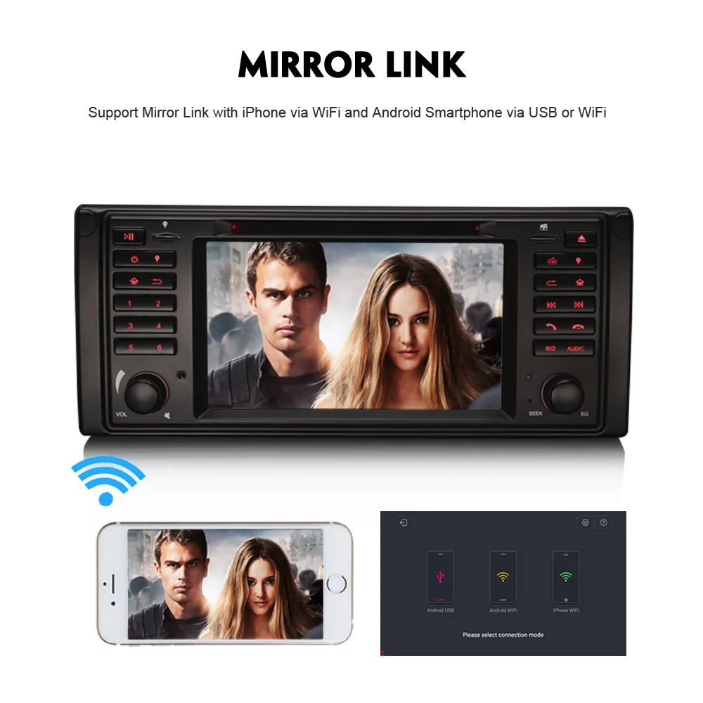 Четырехъядерный Android 8 1 Авторадио DAB + автомобильный стерео DVD SatNav GPS WiFi Bluetooth для BMW