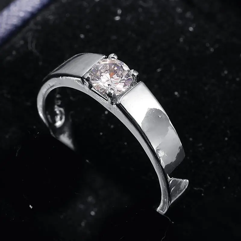 Женское кольцо с фианитом серебряное для свадьбы 2019 | Украшения и аксессуары