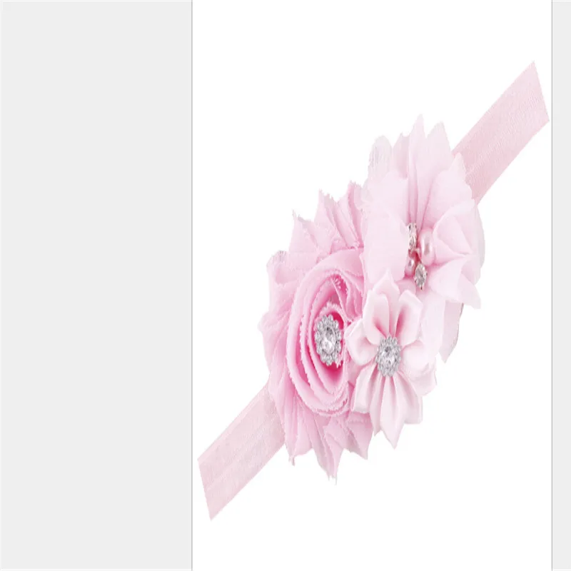 1Pc Newborn Infant Toddler Baby Girl Bow Flower Headband Hair Band Girls Accessories Birthdays Party Headwear | Детская одежда и