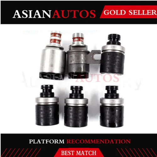 

6pcs 5R55E 4R44E 4R55E 5R44E Transmission Shift Solenoid Valves Testede For Ford Mazda Coast Ford 97-up
