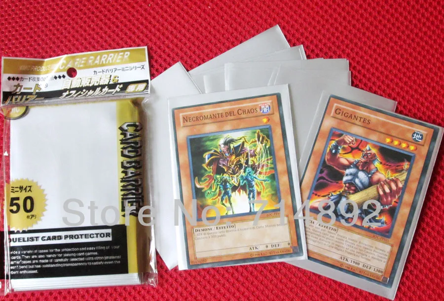 6 упаковок (300 шт.) карт Yu Gi Oh game care rarrier anime Oh! Защитная игрушка для duelist однотонная