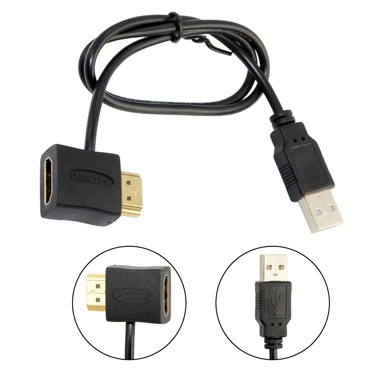 OPQ компьютерный кабель 1080P USB 2 0 HDMI адаптер Папа мама удлинитель питания