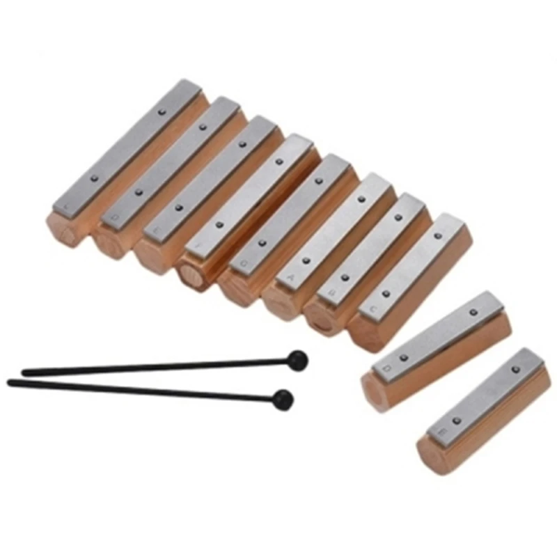 10 нот ксилофон Glockenspiel разъединитель тип дизайн ударный инструмент для