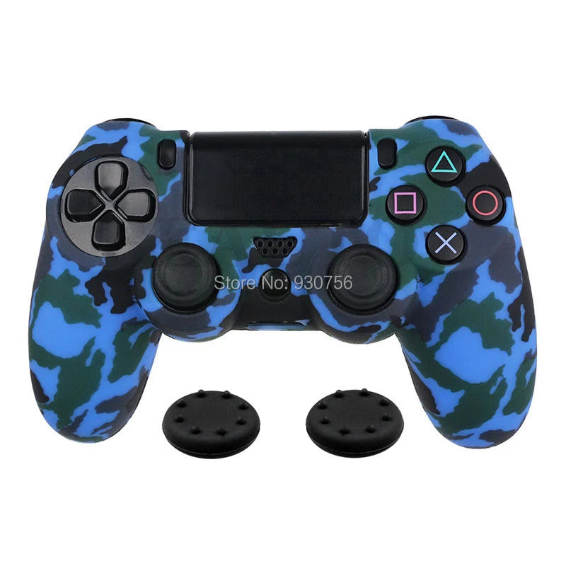 Камуфляж защитный контроллер ручки силиконовый чехол для Playstation 4 Dualshock Slim PS4 Pro |