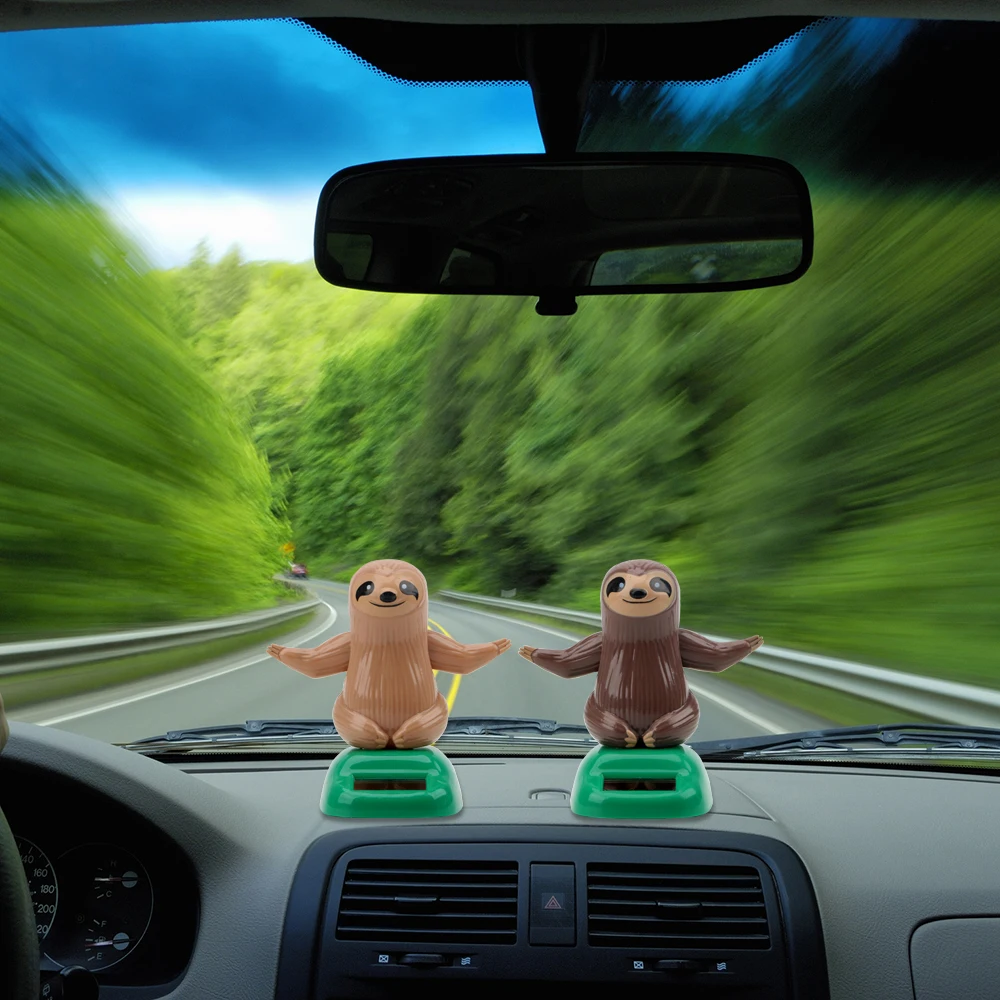 FORAUTO Милая ленивая форма украшение для автомобиля качающаяся приборная панель на