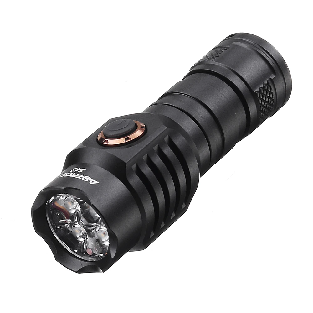 CLAITE 2100 лм S43 бесступенчатое затемнение 18350/18650 USB EDC флэш светильник фонарь