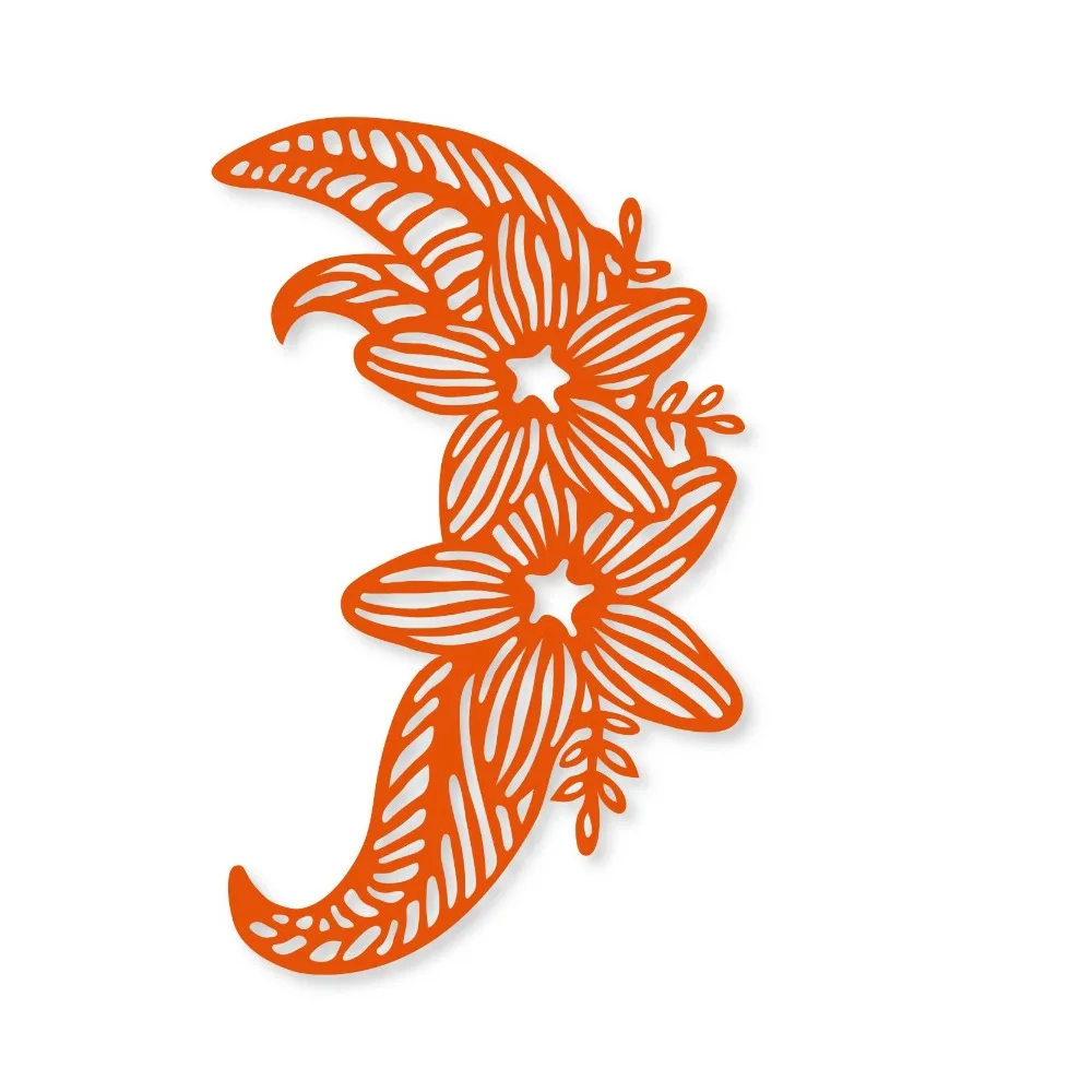 New Meniscus Flower leaf border Metel Steel Cutting Dies Stencil Craft For DIY Scrapbook Embossing Paper/photo Cards Knife mold | Дом и сад