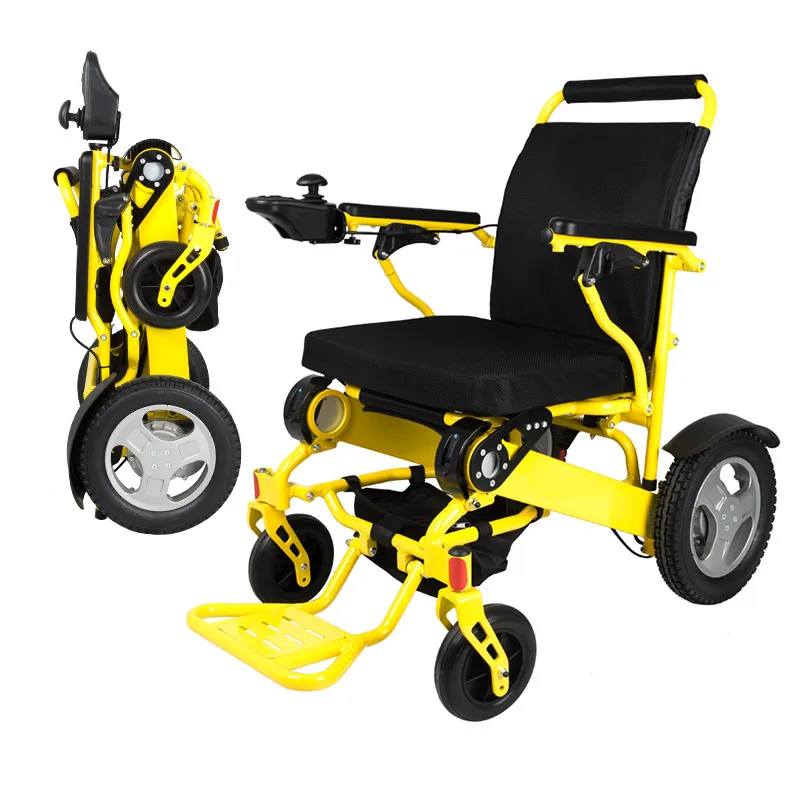 

Бесплатная доставка, новое автоматическое безопасное складное Электрическое Кресло-коляска с маленьким колесом, может выдержать 180 кг