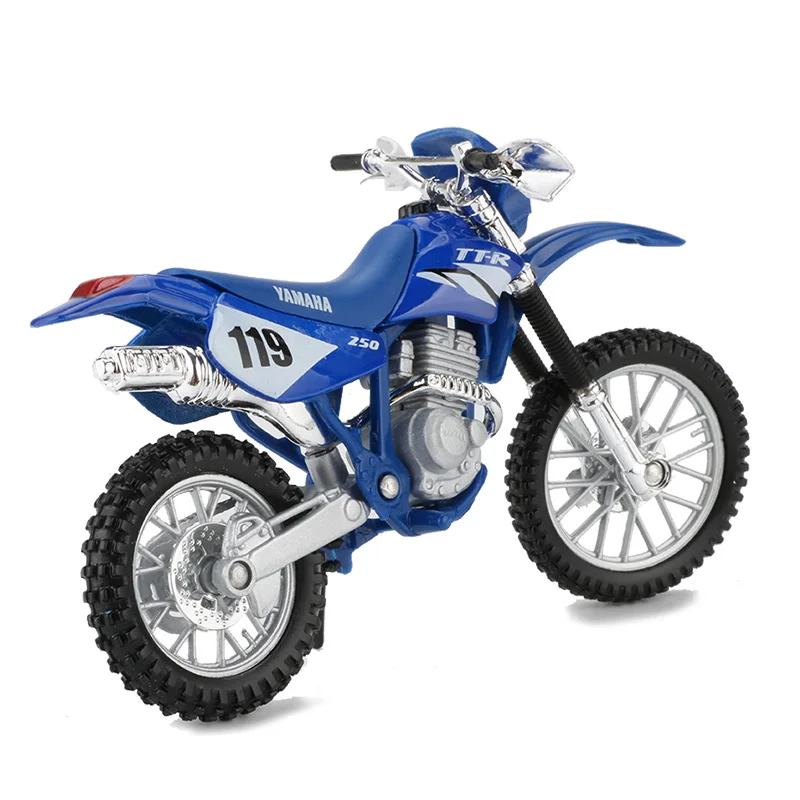 Maisto 1:18 сплава мотоцикл модели игрушки по бездорожью TT R250 мотоциклетный гоночный