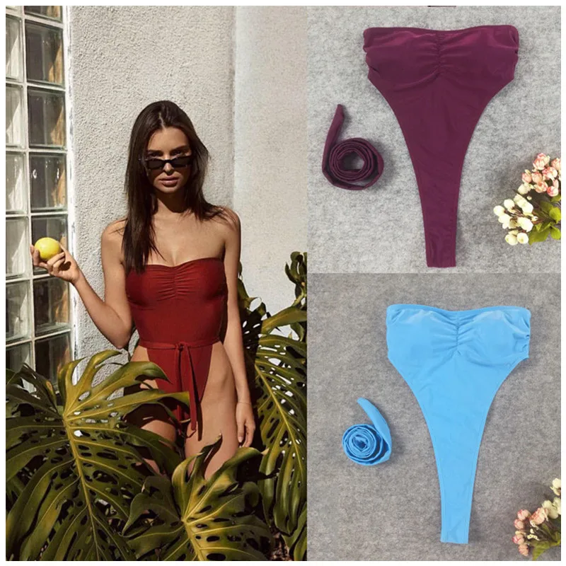 Женский сексуальный купальник пуш ап женский бикини для купания Цельный