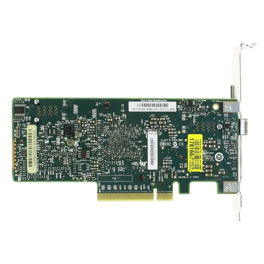 Новая оригинальная плата контроллера Broadcom Avago LSI SAS 9311-4I4E LSISAS3008 с 8 портами RAID SFF8643