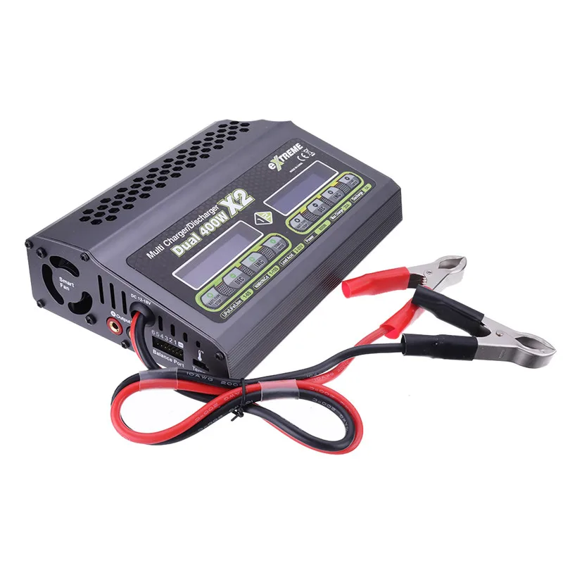 SKYRC Extreme 400WX2 20A Dual DC Battery Charger Discharger for 1-6S Lipo RC Drone FPV Quadcopter Multicopter Parts | Игрушки и хобби