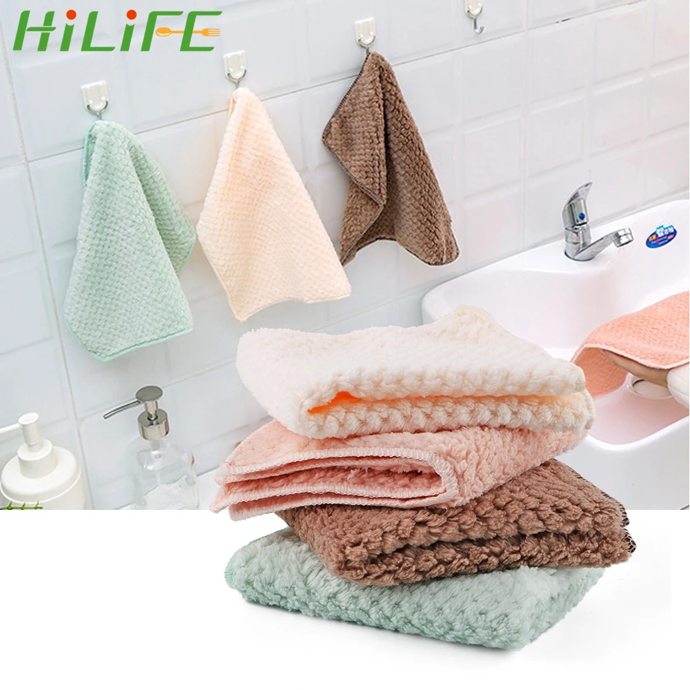 Салфетка для мытья дома HILIFE кухонная посуда с антипригарным маслом салфетка