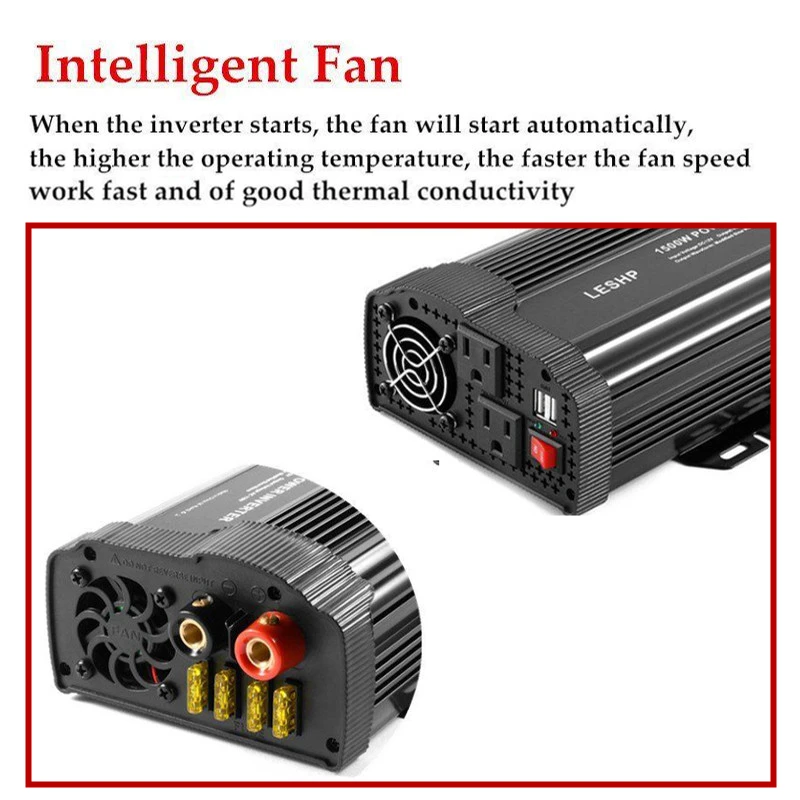 12000W пики USB Инвертор 12V 110V 6000W Авто модифицированный синусоидный инвентор с