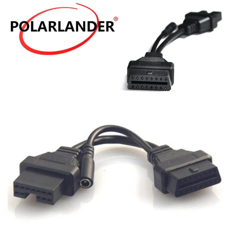 12pin к 16pin кабель для автомобильного сканера M itsubishi OBD2 сервисный адаптер Авто