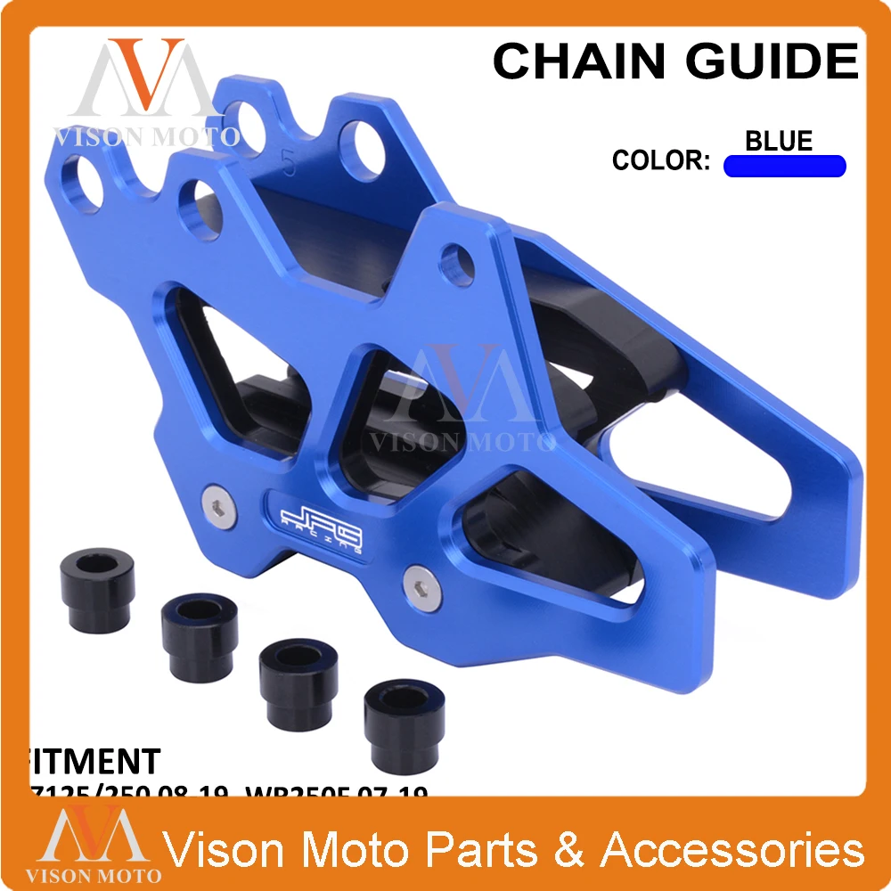 CNC алюминиевая направляющая для цепи защитная защита YAMAHA YZ125 YZ250 08 16 YZ250F YZ450F YZF450 07
