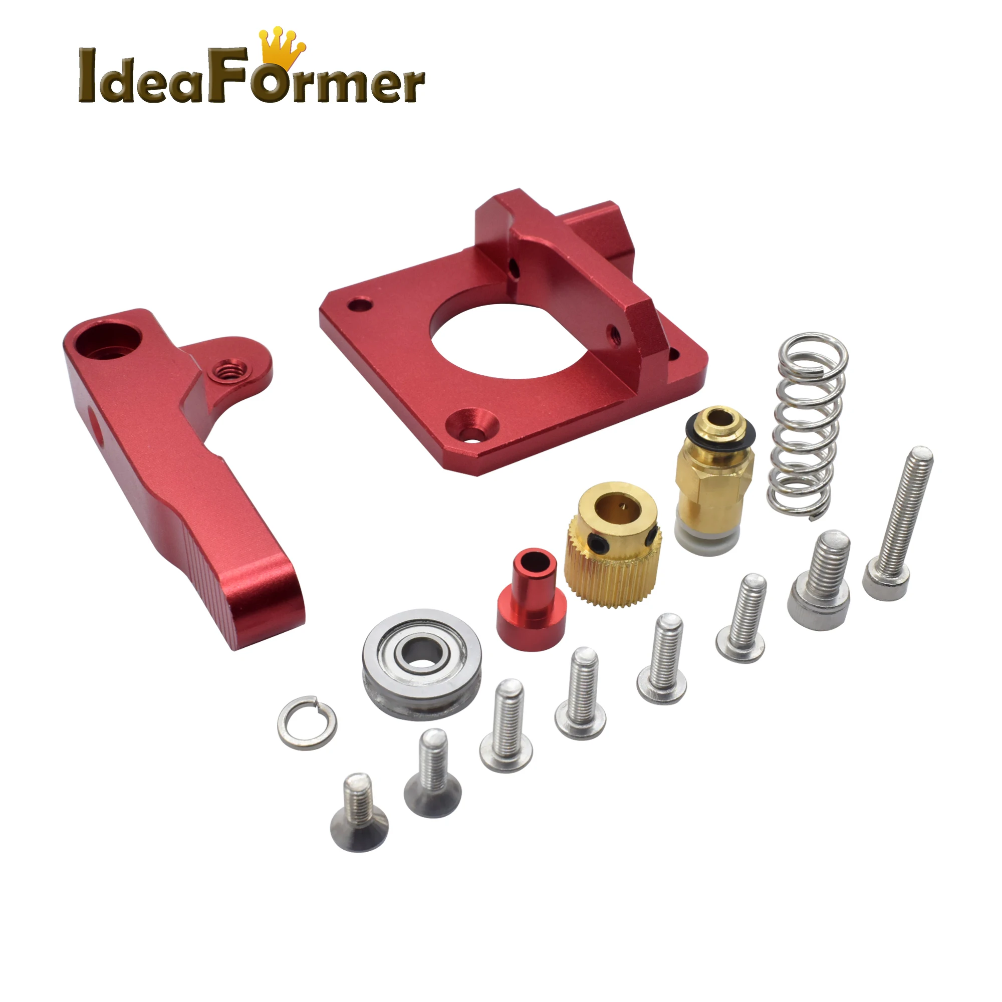 

3D Printer Part CR-10 extruder left or right hand feeder Aluminum Alloy Block Bowden Extruder 1.75MM Filament Extrusion For CR10