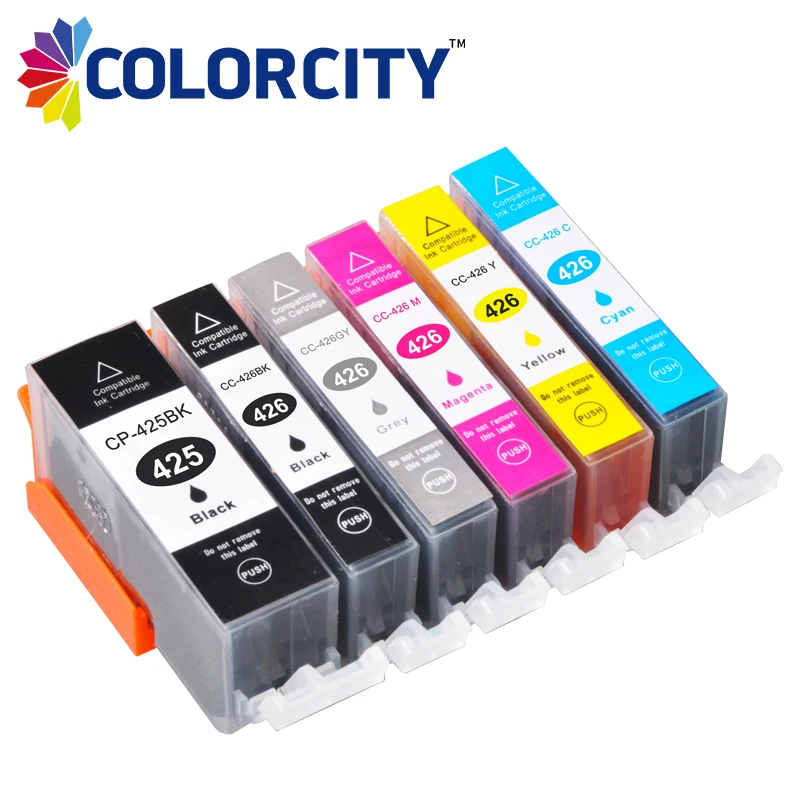Картридж для чернил PGI 425 CLI 426 совместимый с canon pgi cli PIXMA MG6140 MG6240 MG8140 MG8240 6