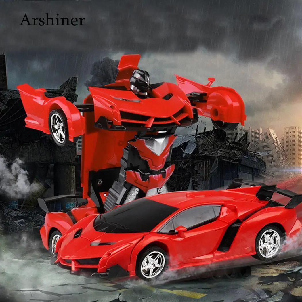 Remote Control Deformation Car RC Sports Transformation Robots Models fighting toy Kids Children's Birthday Gift | Игрушки и хобби