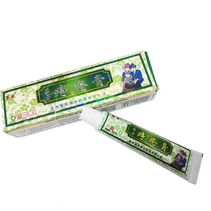 1pcs Hemorrhoids Ointment Plant Herbal Materials Powerful Cream Internal Piles External Anal Fissure U2 | Красота и здоровье