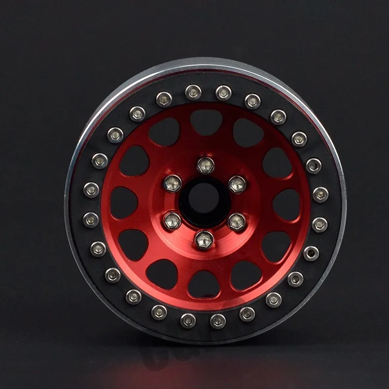 4 шт. 2 дюймов металлический обод колеса Beadlock для 1/10 RC Гусеничный автомобиль TRX4