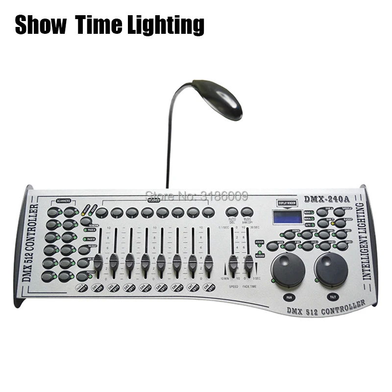 

SHOW TIME hot sales 240A DMX Controller 240A Console Stage Lighting DJ Equipment DMX 512 Control LED Par Moving Head Spotlights