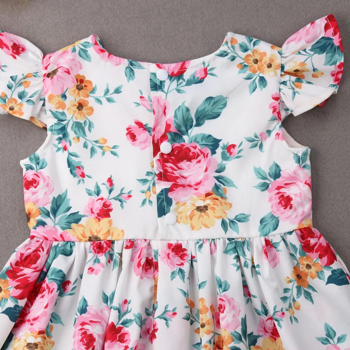 2019 Pudcoco Summer Flower Printed Baby Girls Kids Princess Casual Party Outfit Dresses | Детская одежда и обувь