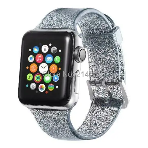Спортивный ремешок блестящий браслет для Apple Watch iWatch 1/2/3/4 | Наручные часы