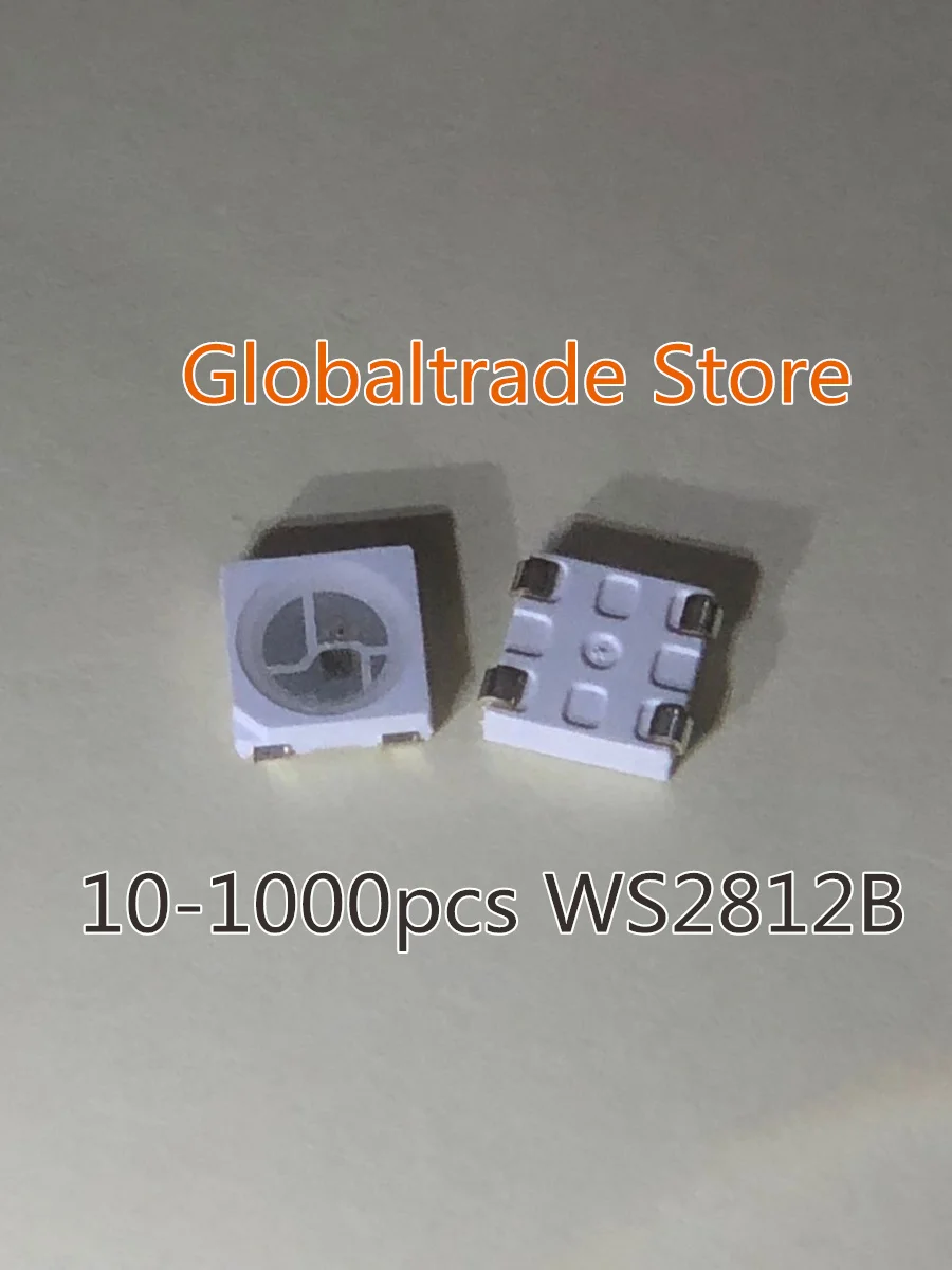 5 ~ 1000 шт. WS2812B светодиодный чип 5050 RGB SMD белая версия WS2812 индивидуально адресуемый