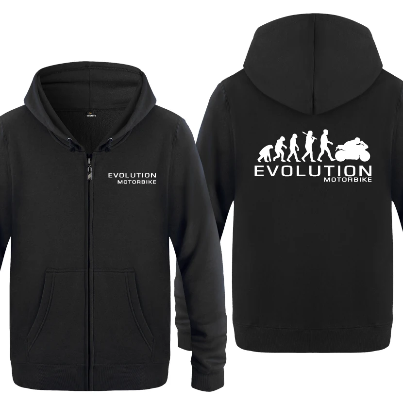 Мотоцикл Evolution креативная необычная толстовка с капюшоном для мужчин 2018 мужские