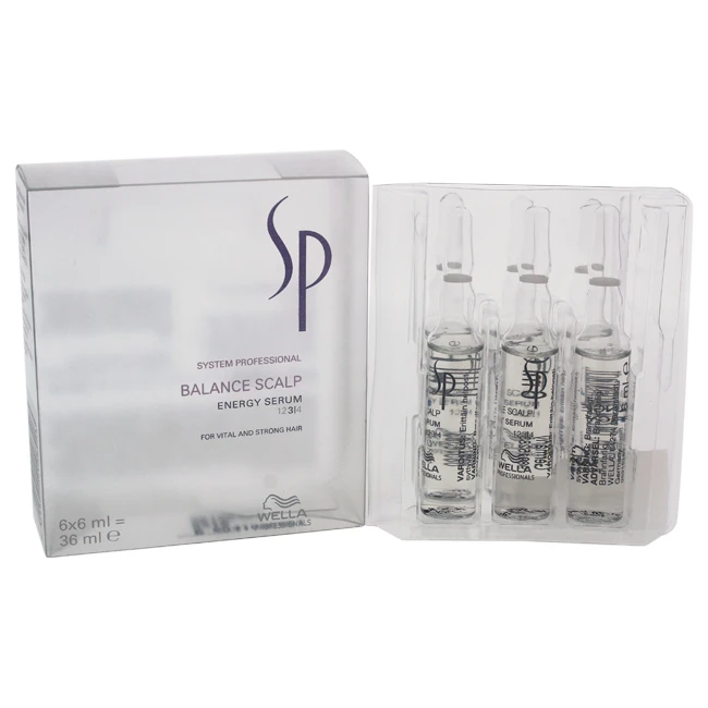 SP баланс кожи головы энергетическая сыворотка Wella для унисекс 6x0 - Цена: 2 714,47 руб.