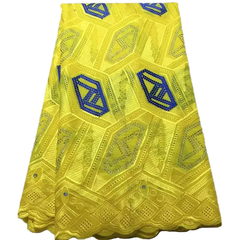 

Magic pattern with colourful stones and big rhinestones 5 yards Hollowing out Lace fabric PS167,Free shipping Cotton lace Fabric