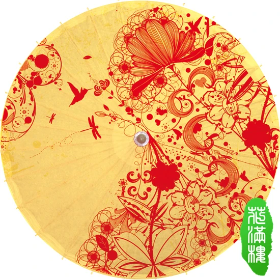 

Маленький красный цветочный Зонт диаметром 50 см в виде фигурки нефтяной бумаги, уникальный женский зонт для детей