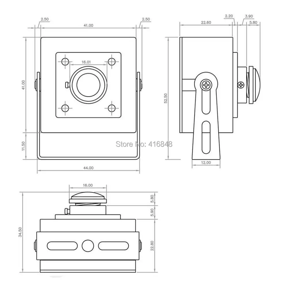 1.3MP Wide Angle USB Camera 1280X960 AR0130 CMOS Webcam | Компьютеры и офис