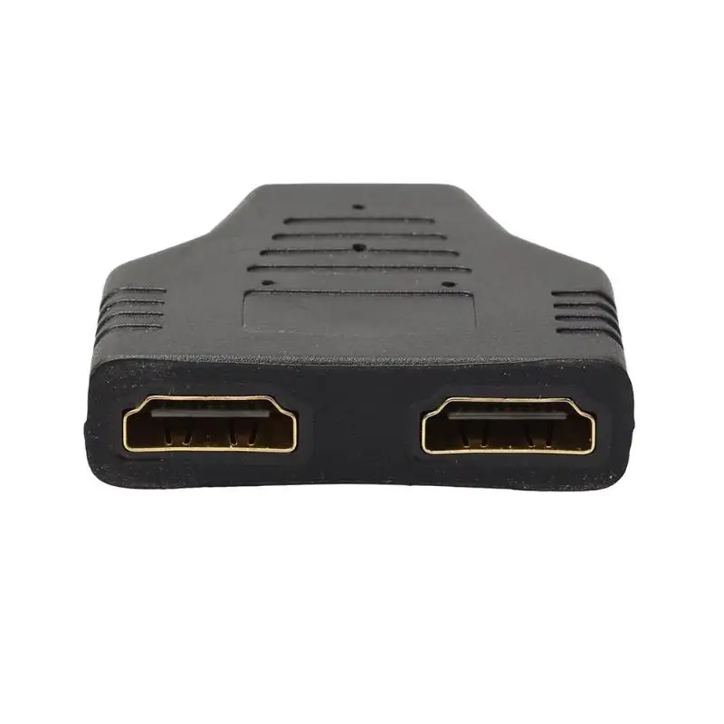 1 шт. портативный разветвитель 1080P HDMI-совместимый штекер на 2 гнезда в выхода