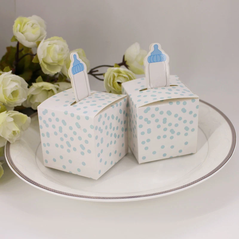 50 шт бумажная конфетница Детская душевая коробка для мальчиков и девочек подарок