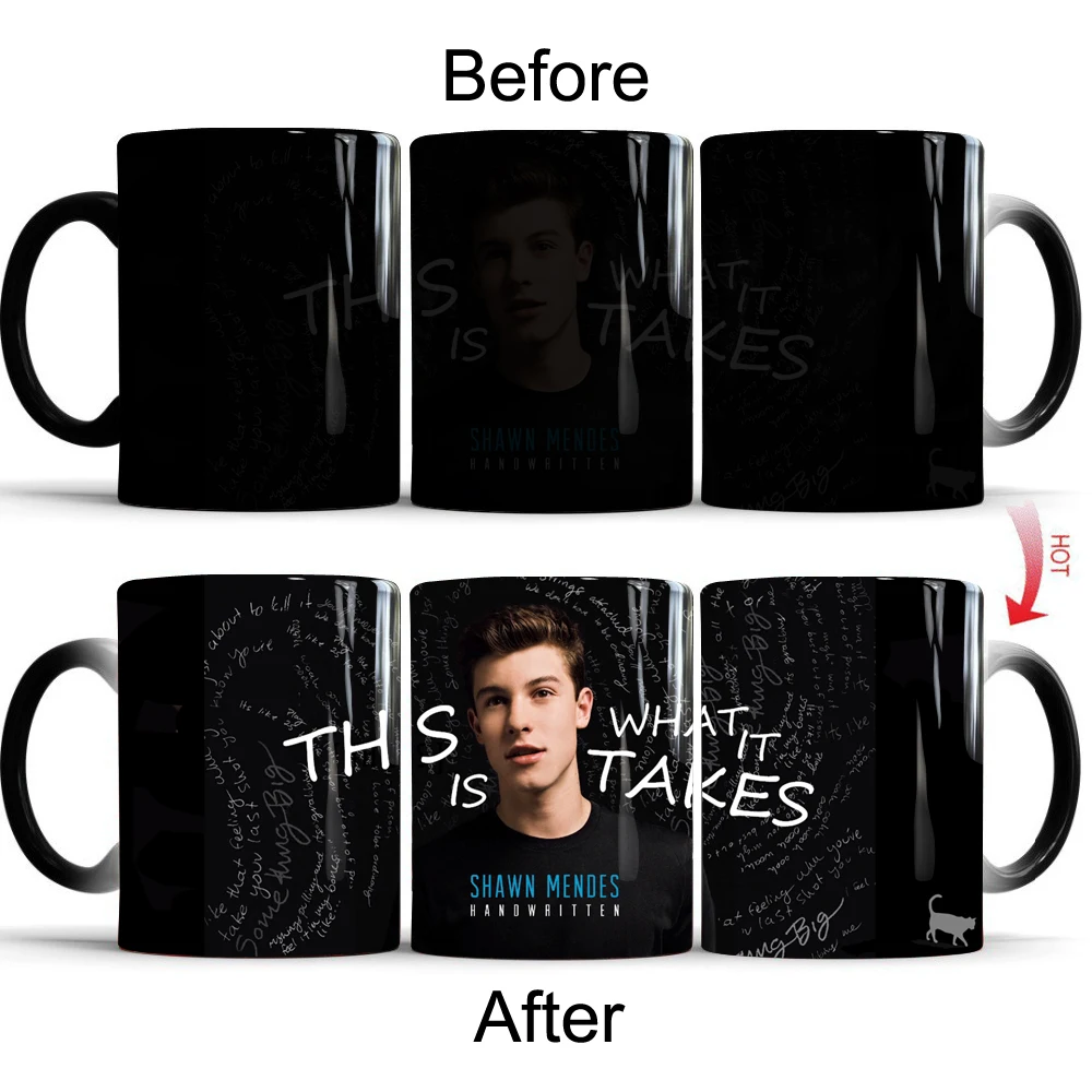 Кружки Shawn Mendes кофейная кружка подарки для друзей новинка чашка с функцией