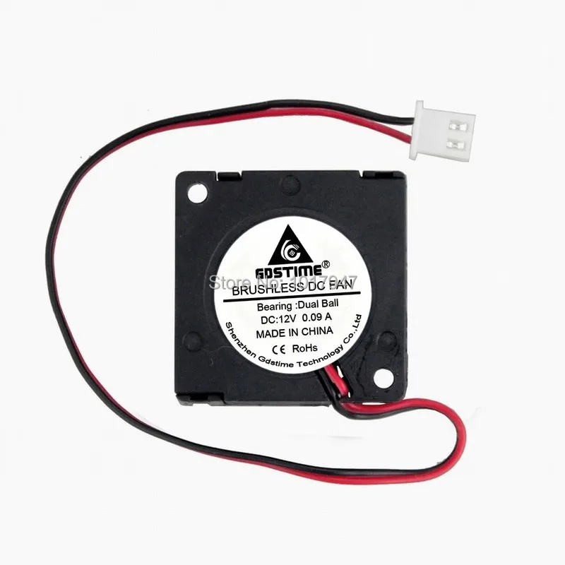 Кулер для 3D принтера RepRap 2 провода 12 в пост. Тока 3 см 30 мм x 10 3010 1 шт.|cooling blower|blower