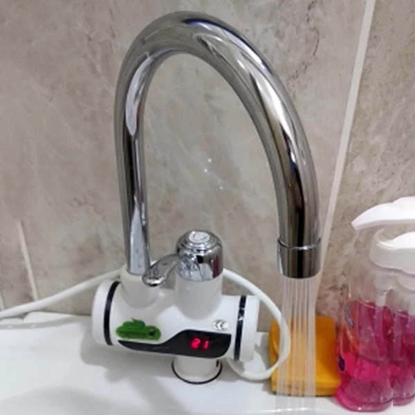 Кухонный водонагреватель без резервуара 220 в 3000 Вт Мгновенный Электрический кран