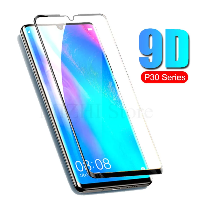 9D полное покрытие закаленное стекло для Huawei P30 Pro P 30 Lite Защита экрана P30Pro P30Lite
